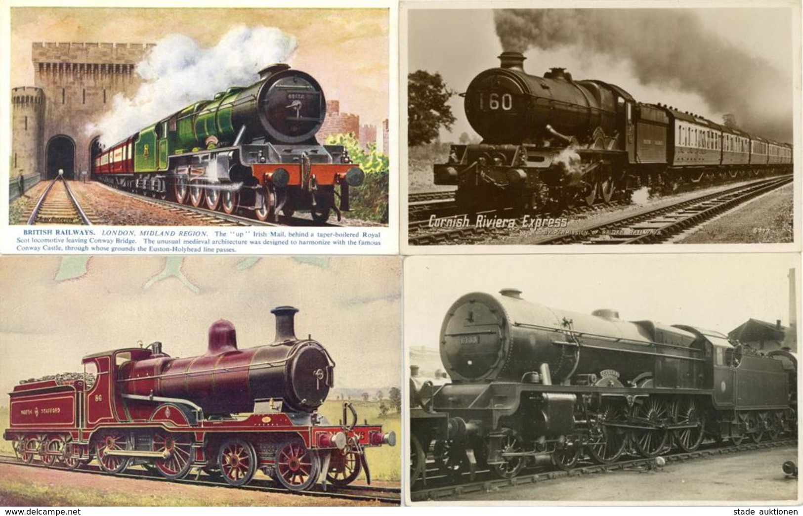 Eisenbahn Lokomotiven Lot Mit 20 Ansichtskarten I-II Chemin De Fer - Eisenbahnen