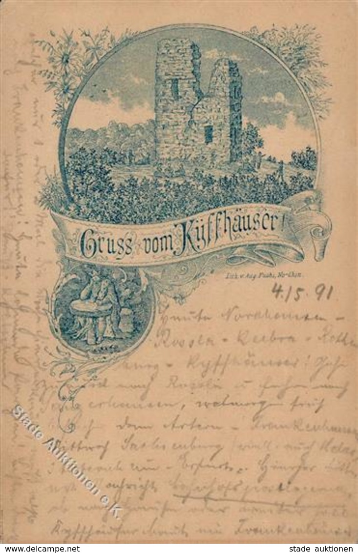 Vorläufer Roßlau (O4530) Kyffhäuser 1891 I-II (kl. Stauchung) - Sonstige & Ohne Zuordnung
