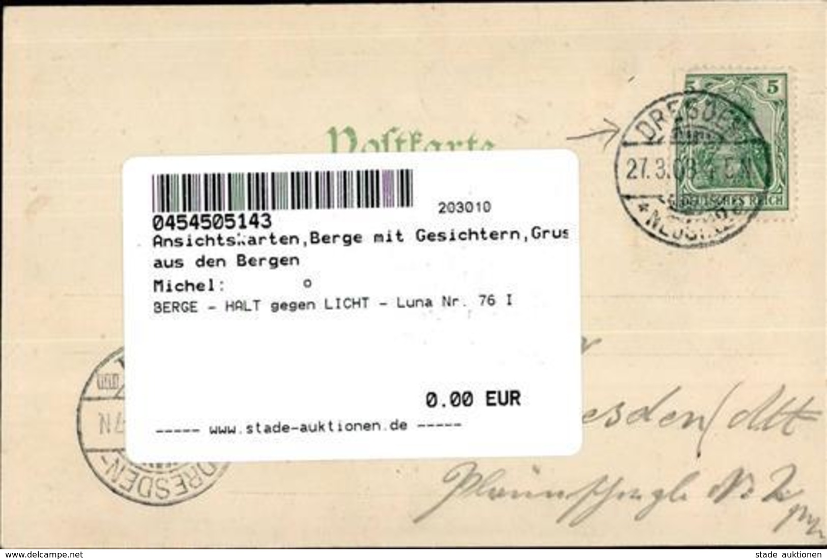 BERGE - HALT Gegen LICHT - Luna Nr. 76 I - Other & Unclassified
