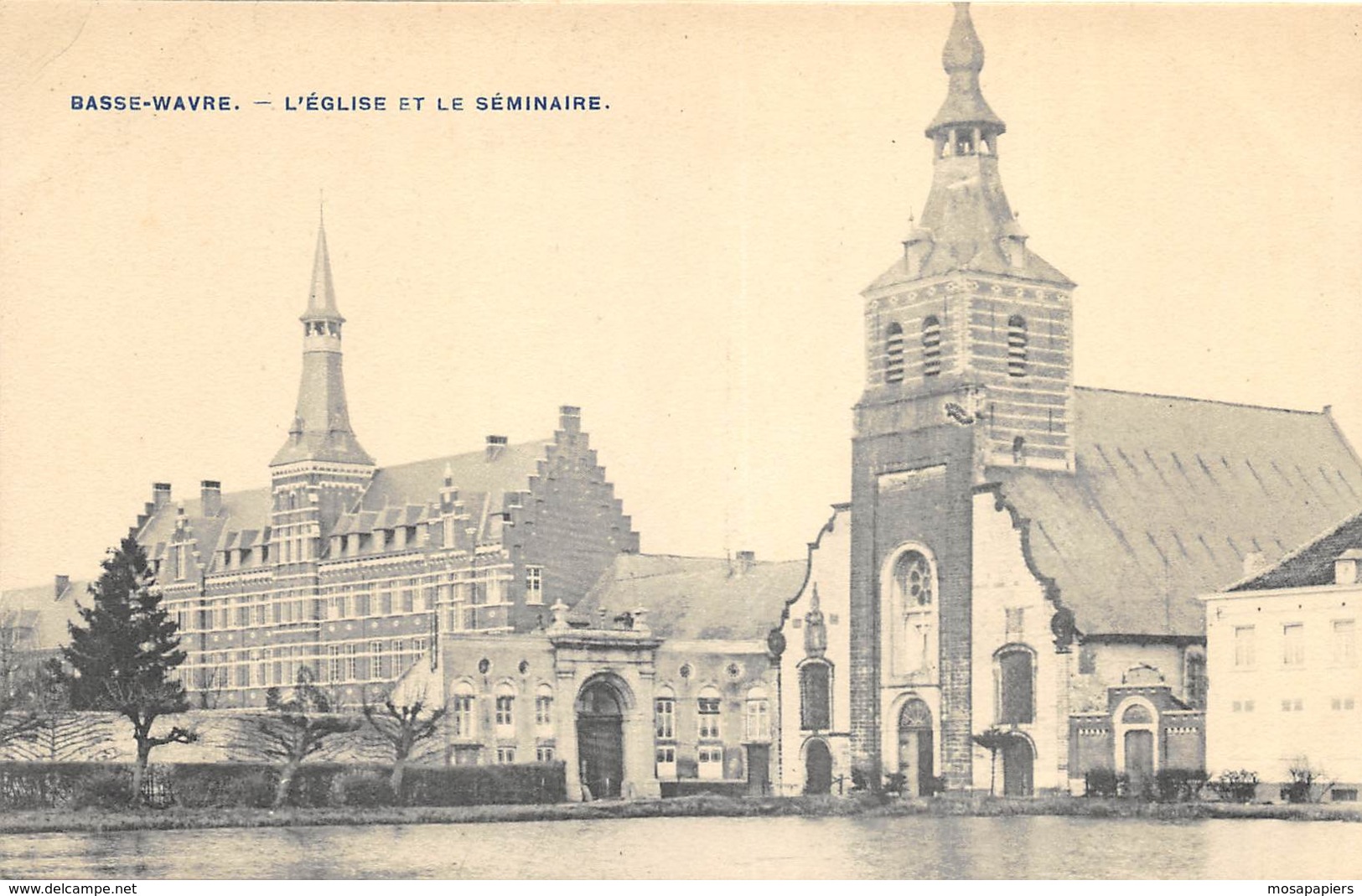 Basse-Wavre - L'Eglise Et Le Séminaire - Wavre