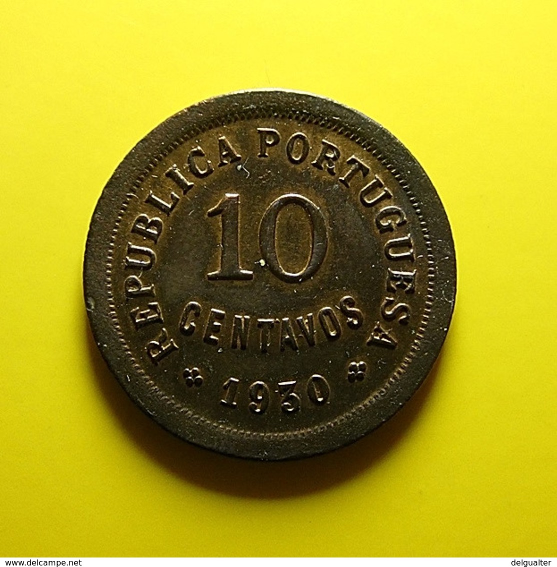 Portuguese Cabo Verde 10 Centavos 1930 - Portugal