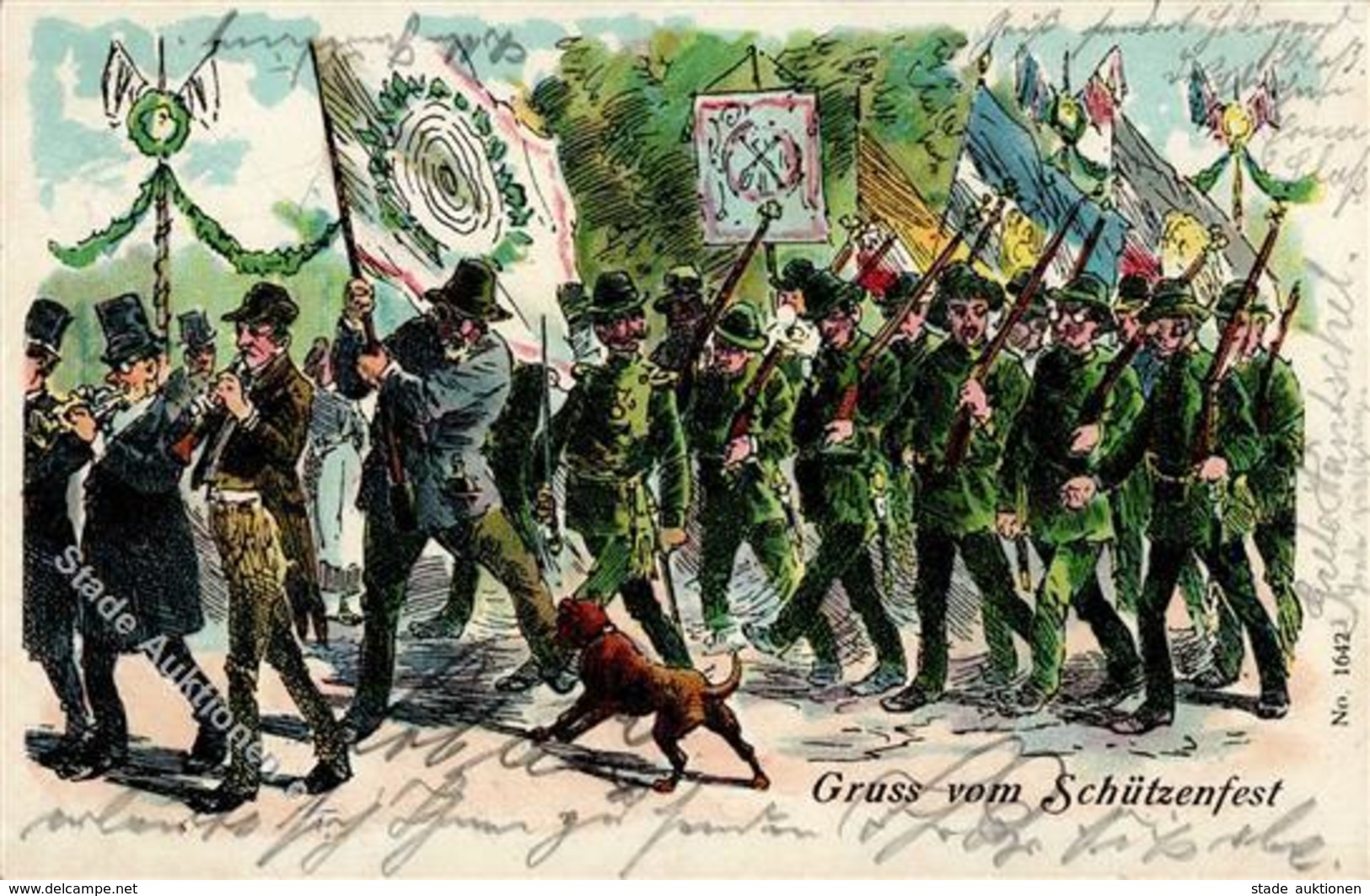 Schützenfest Festumzug 1906 I-II - Sonstige & Ohne Zuordnung
