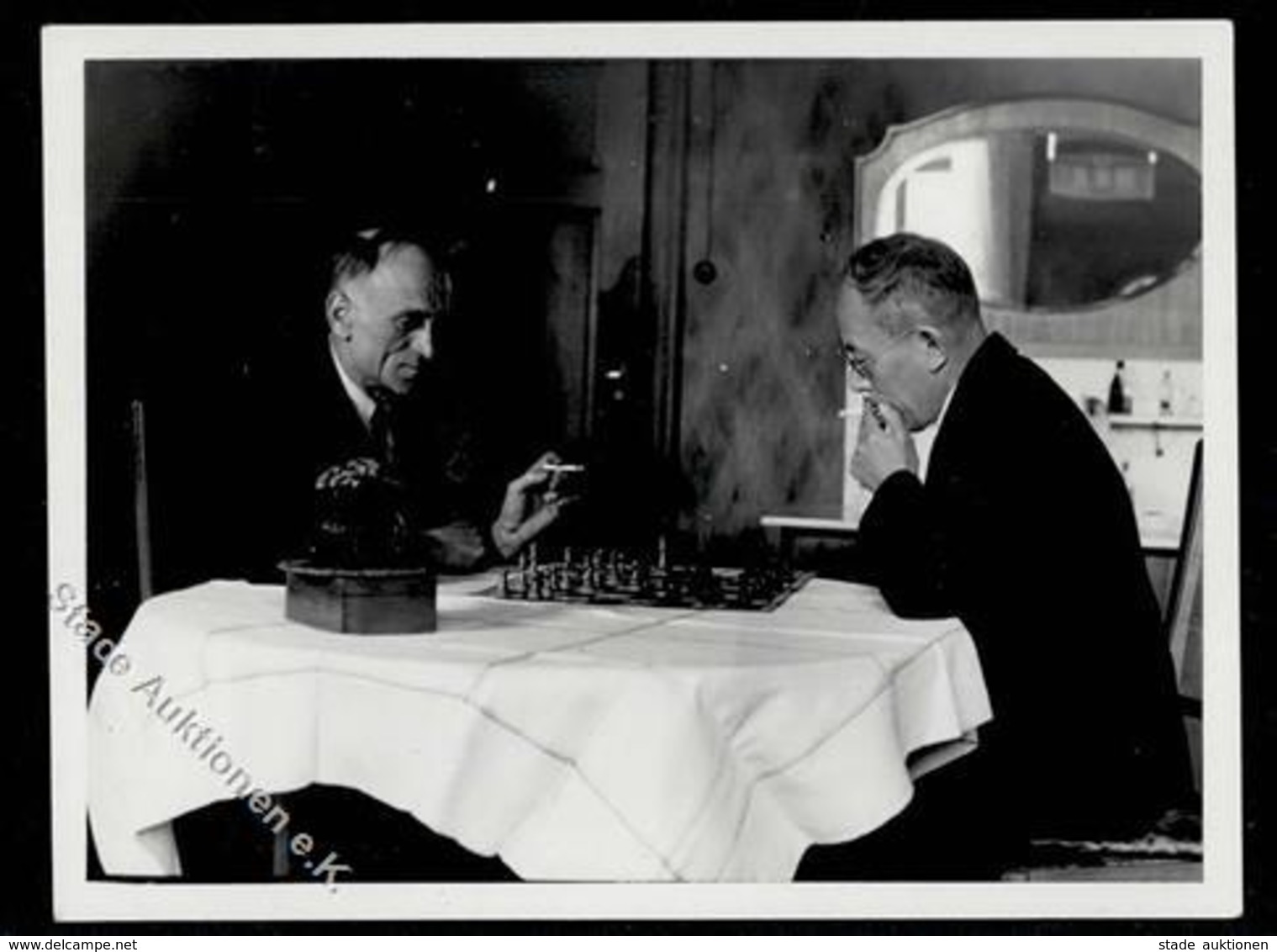 Schach Foto 11,5 X 8,7 Cm I-II - Chess