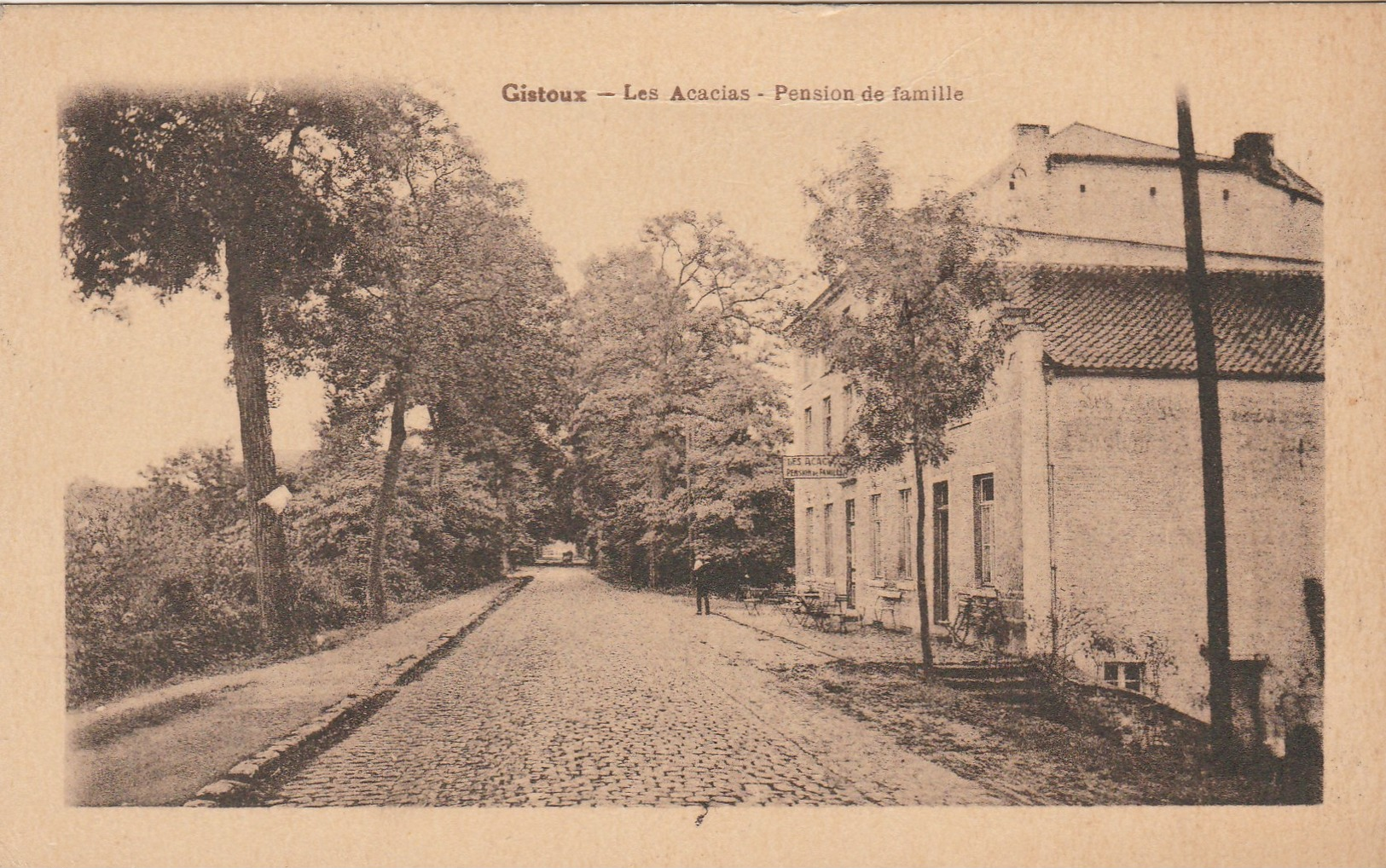 Chaumont  - Gistoux ;  Les Acacias- Pension De Famille ,( Chaussée Wavre à Perwez ) - Chaumont-Gistoux