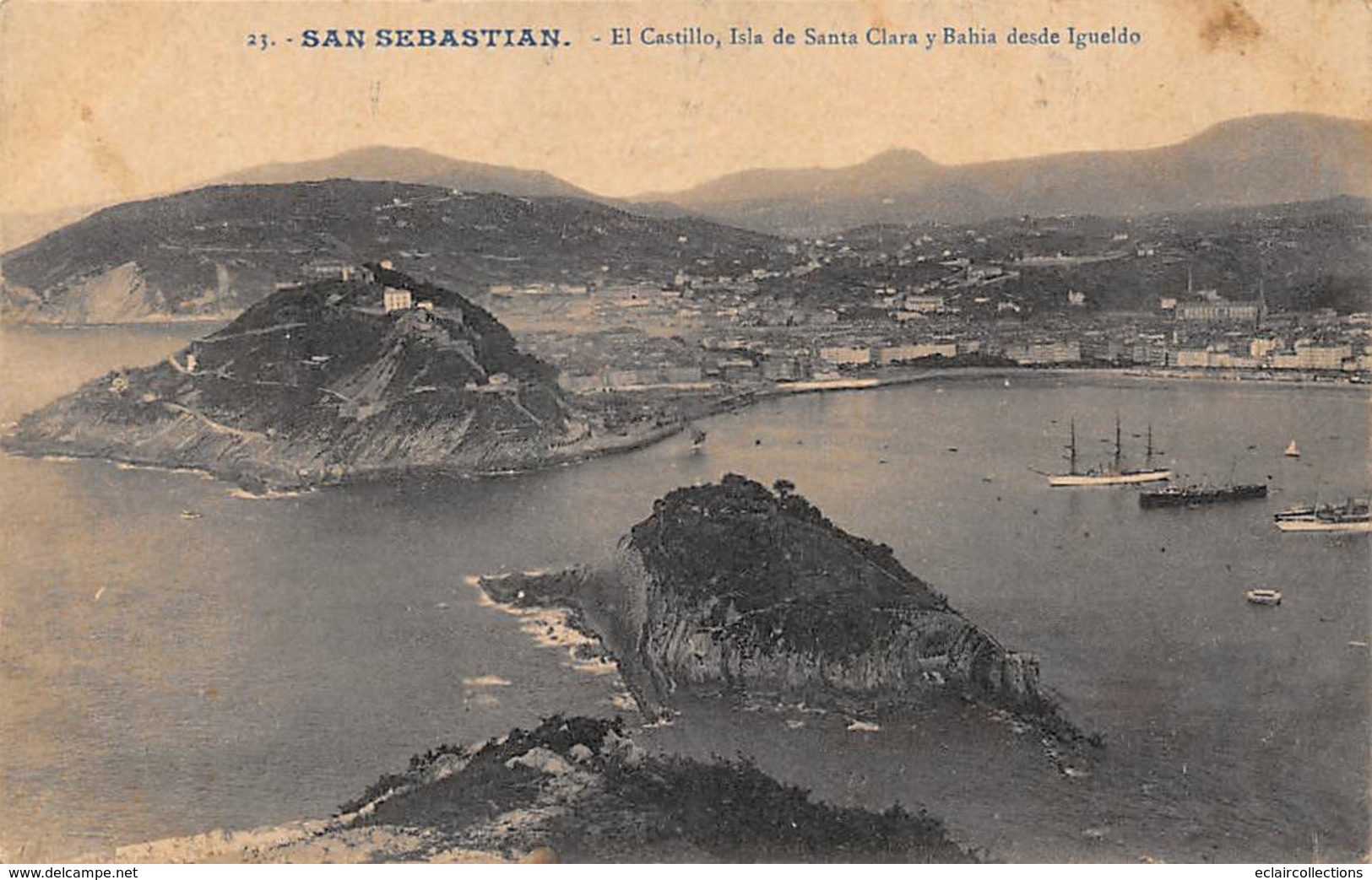 Espagne      San Sébastian   Isle De Santa Clara       (voir Scan) - Autres & Non Classés