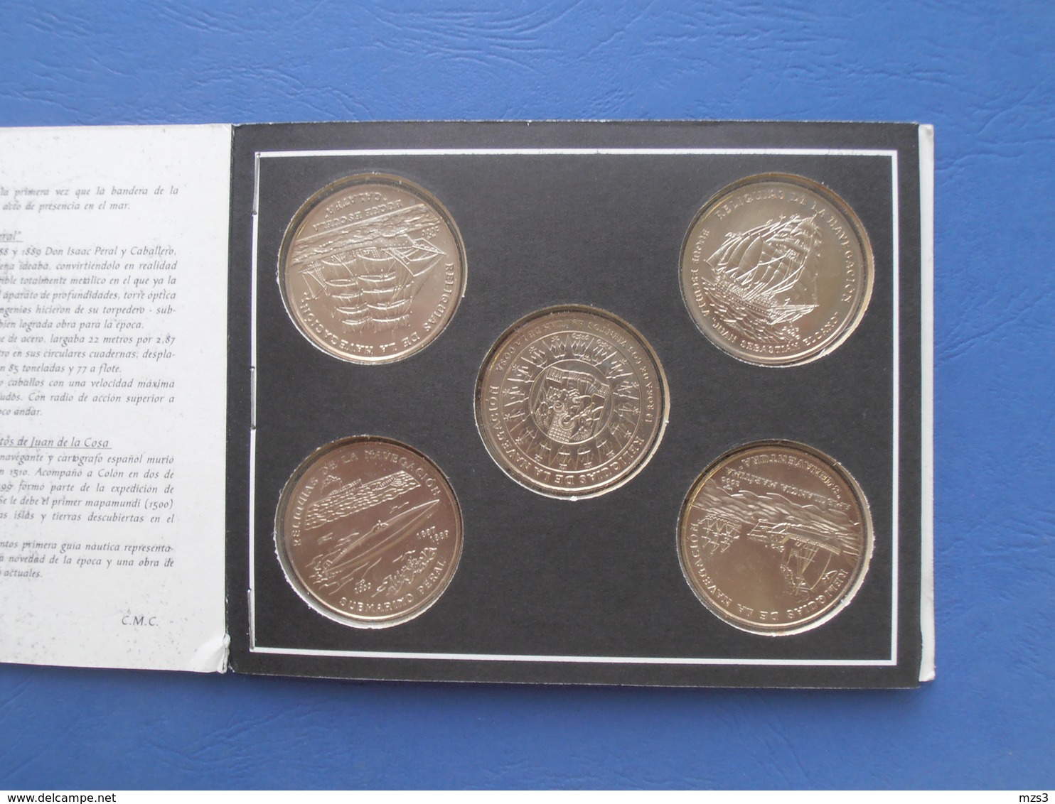 CUBA 5 Coins Of 1 PESO 2000 "RELIQUIAS DE LA NAVEGATION" BU - Cuba