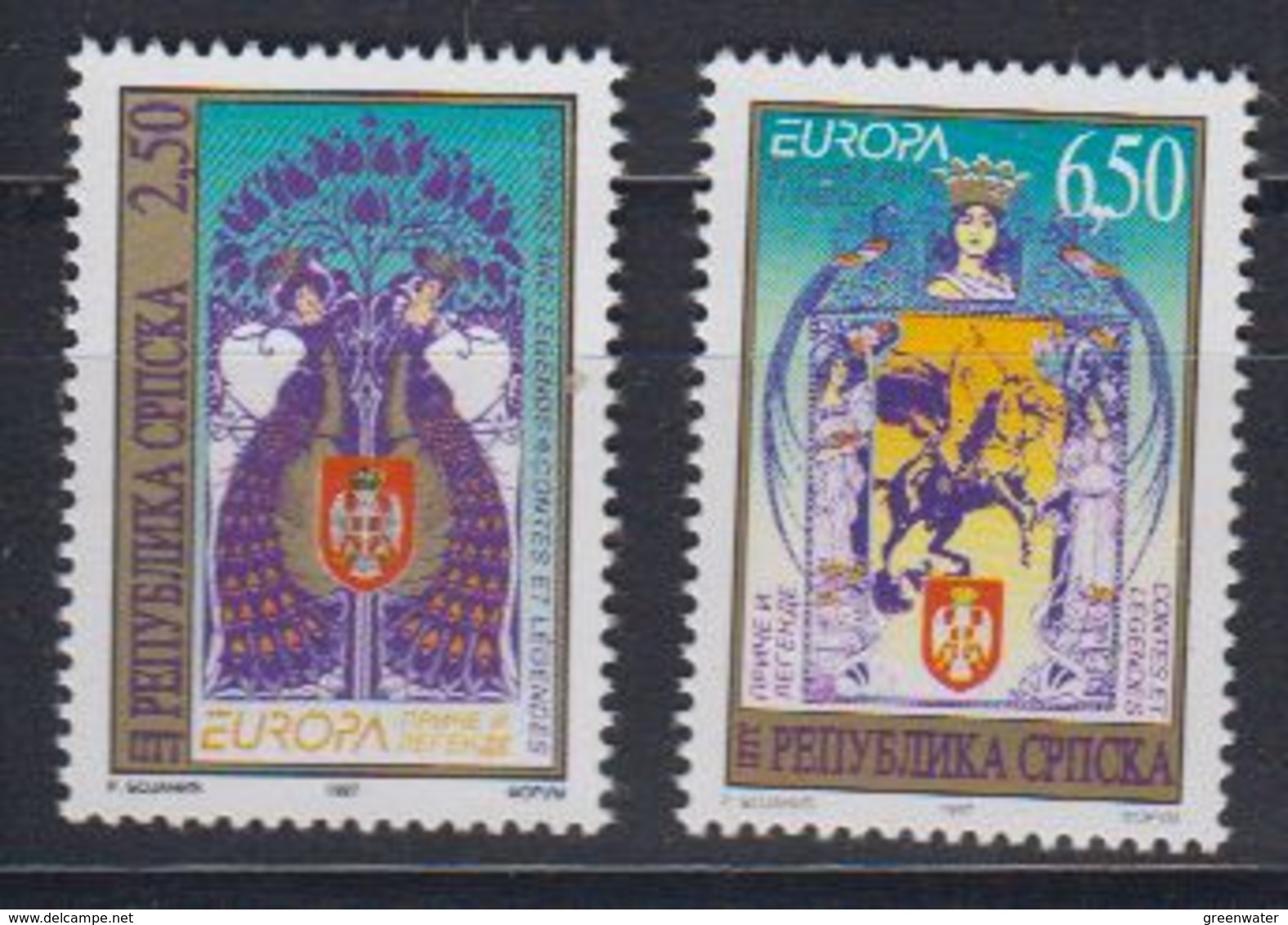 Europa Cept 1997 Bosnia/Herzegovina Serbia 2v  ** Mnh (45604A) - 1997