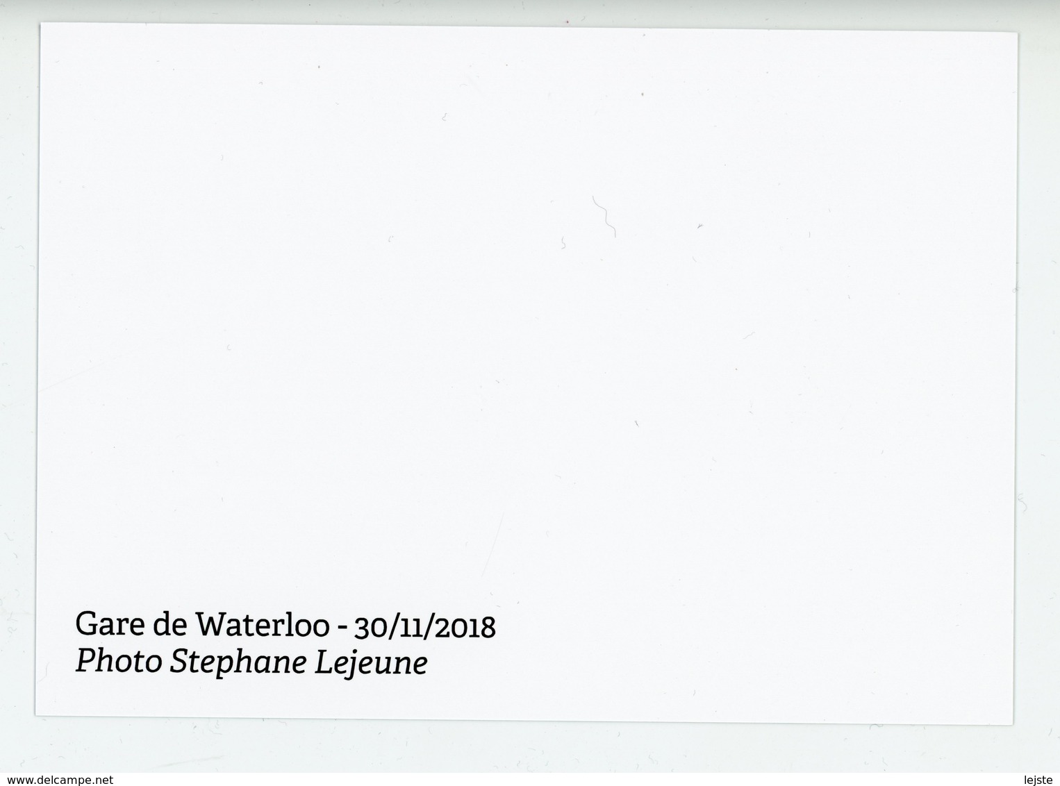 Gare De Waterloo - 30/11/2018 - Waterloo