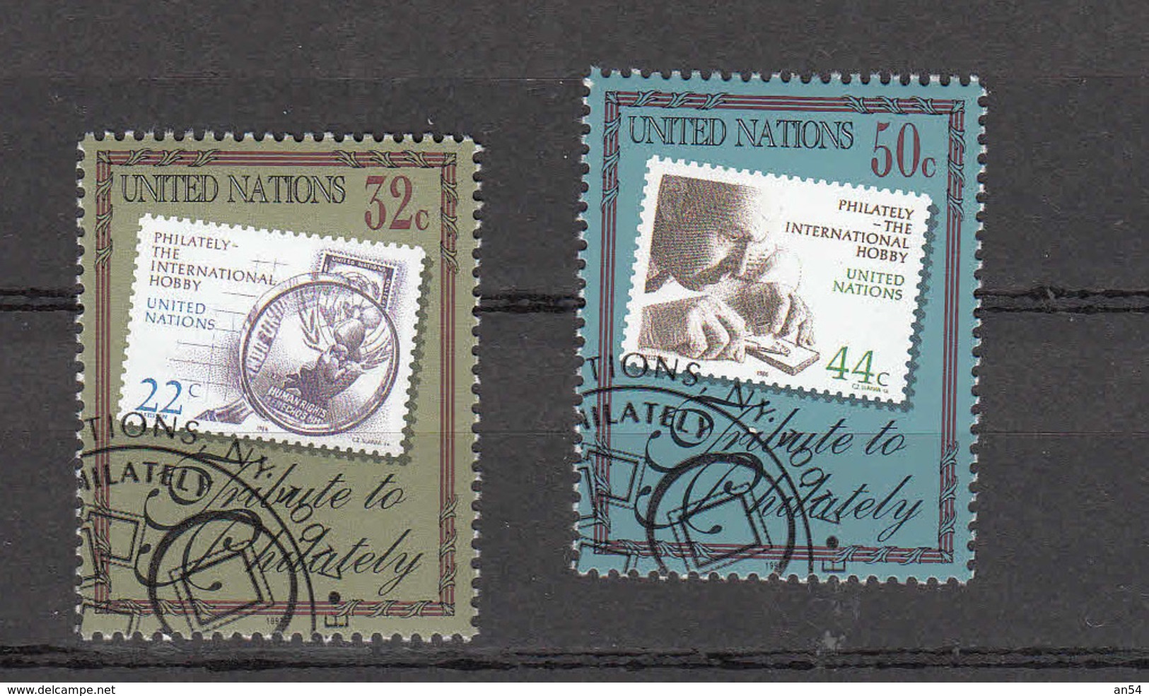 NATIONS  UNIES  NEW-YORK    1997     N°   733-734   OBLITERES   CATALOGUE YVERT&TELLIER - Oblitérés