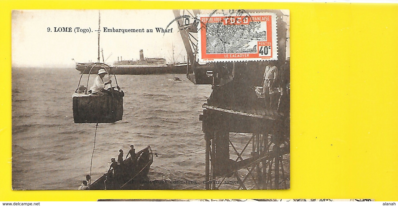 LOME Embarquement Au Wharf (Comptoirs Coloniaux André) Togo - Togo