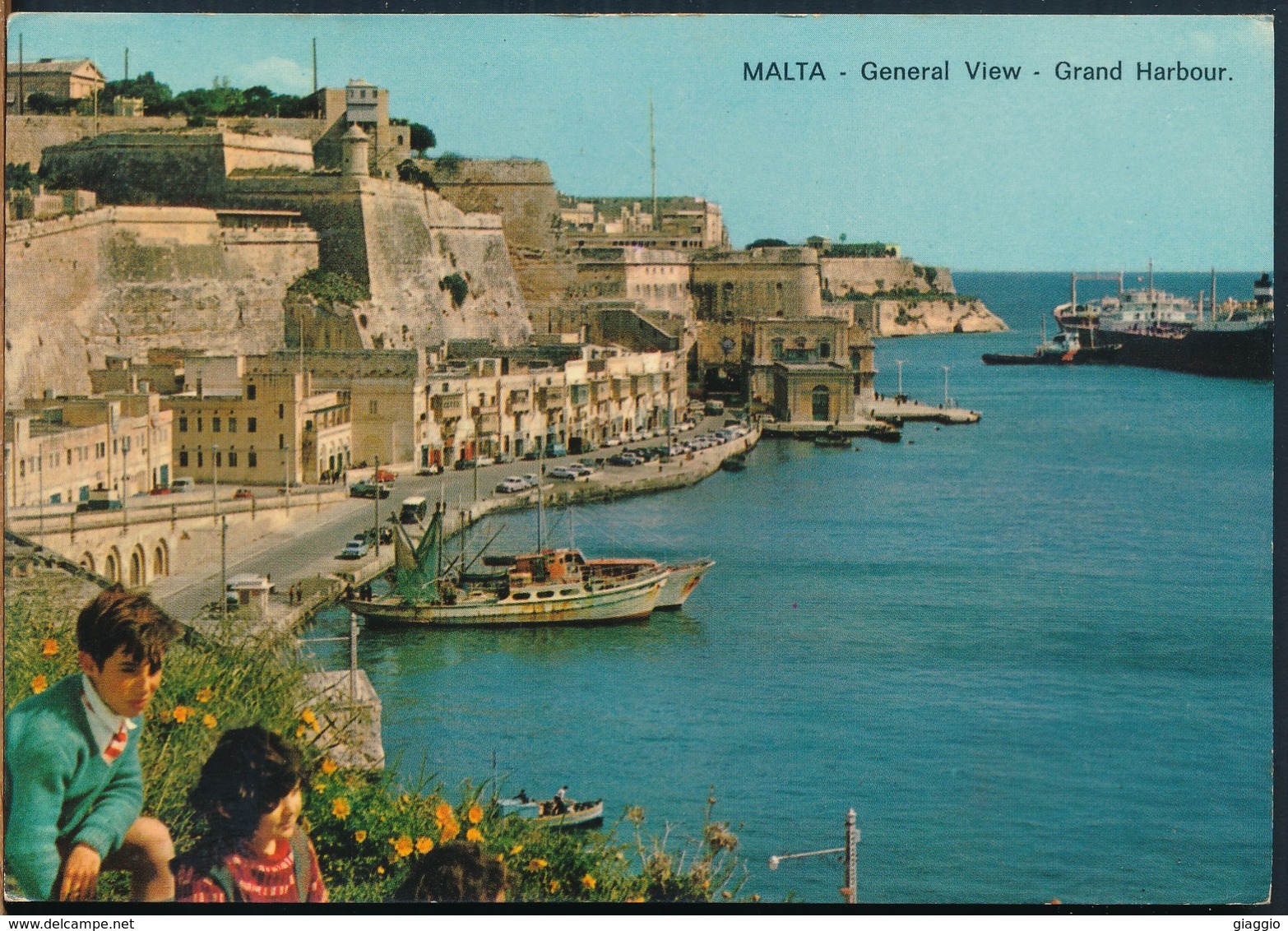 °°° 15062 - MALTA - VALLETTA - GENERAL VIEW - GRAND HARBOUR - 1969 °°° - Malta