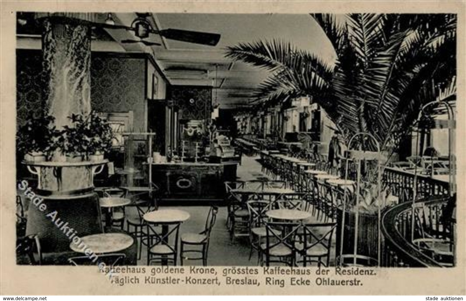 Breslau Cafe Goldene Krone 1917 I-II - Zonder Classificatie