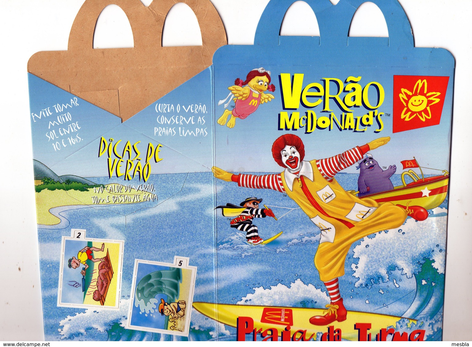 Mcdonald's -  BRASIL  - Petit Emballage En Carton Verao McDonald's - Praia Da Turma - McDonald's