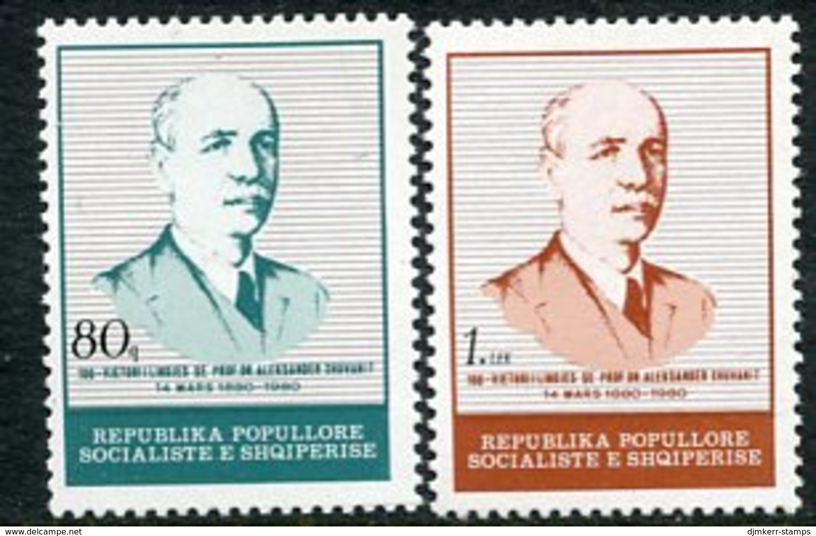 ALBANIA 1980 Xhuvani Centenary MNH / **.  Michel 2043-44 - Albania