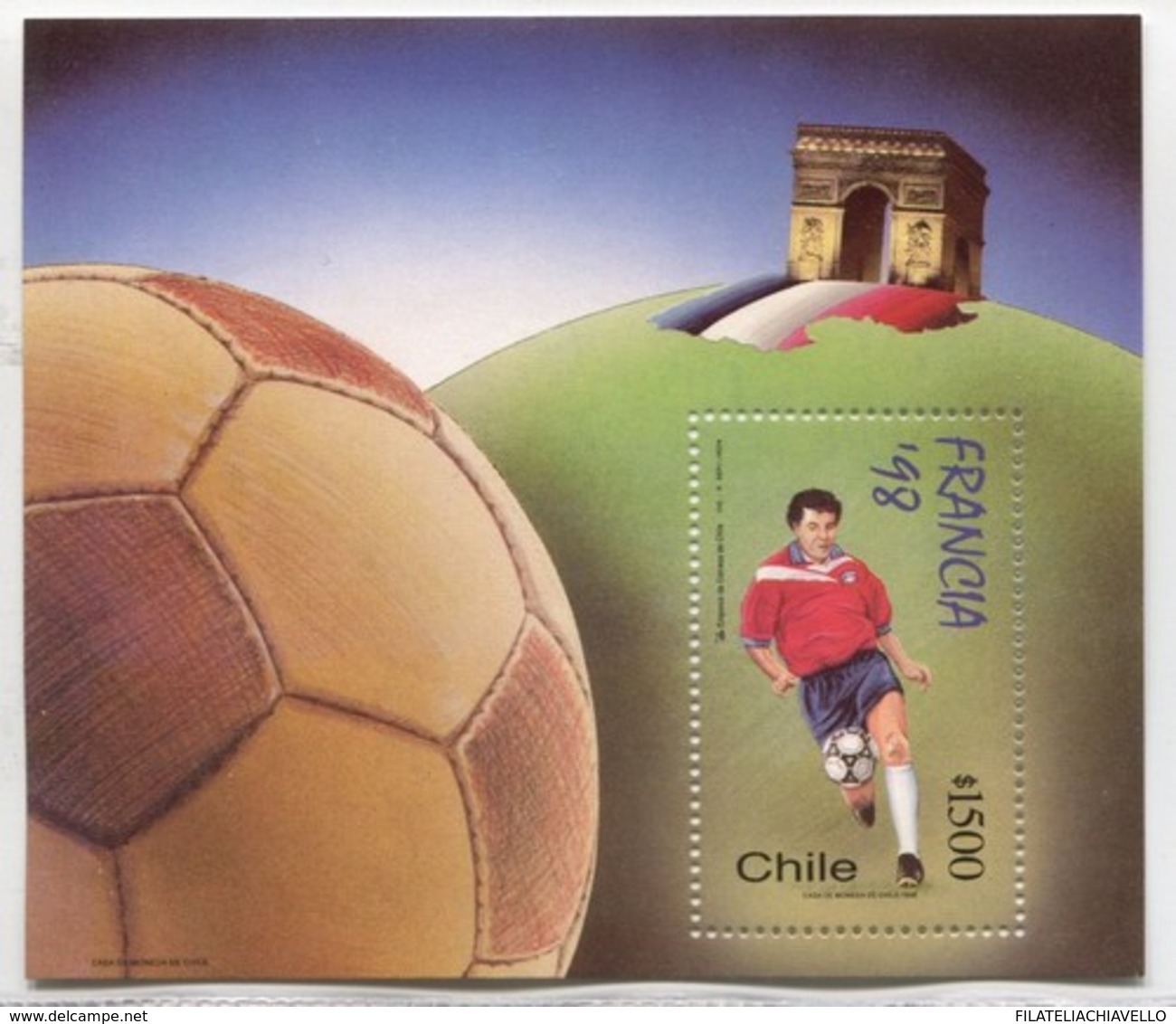 SOCCER FOOTBALL SPORT CHILE Good MINT MNH STAMP SHEET # 45397  051219 - Chili