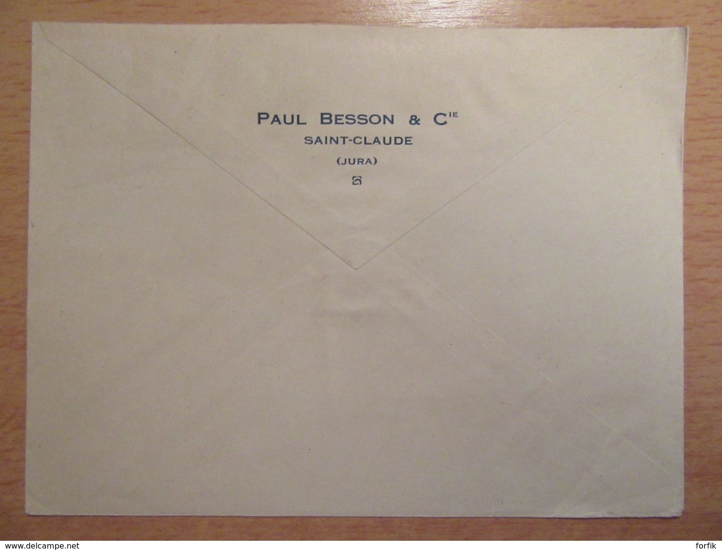 DAGUIN Double Sur Enveloppe Saint Claude Vers Lausanne - 1930 - Lettres & Documents