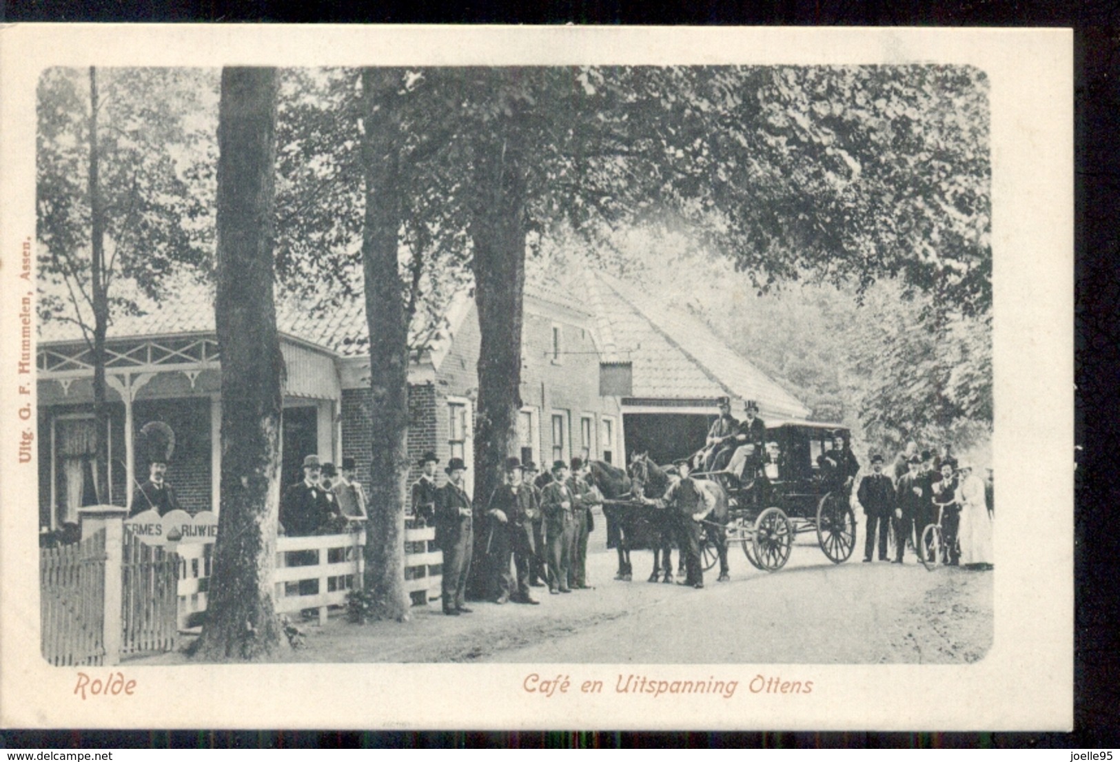 Rolde - Café Ottens - Koets - 1898 - Rolde