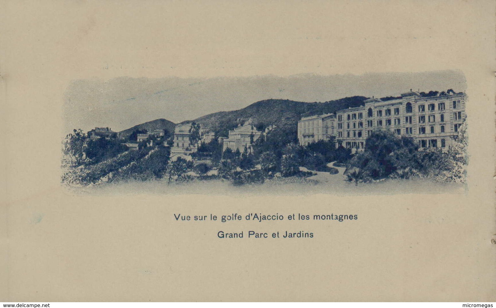 20 - Vue Sur Le Golfe D'Ajaccio Et Les Montagnes - Grand Parc Et Jardins - Ajaccio