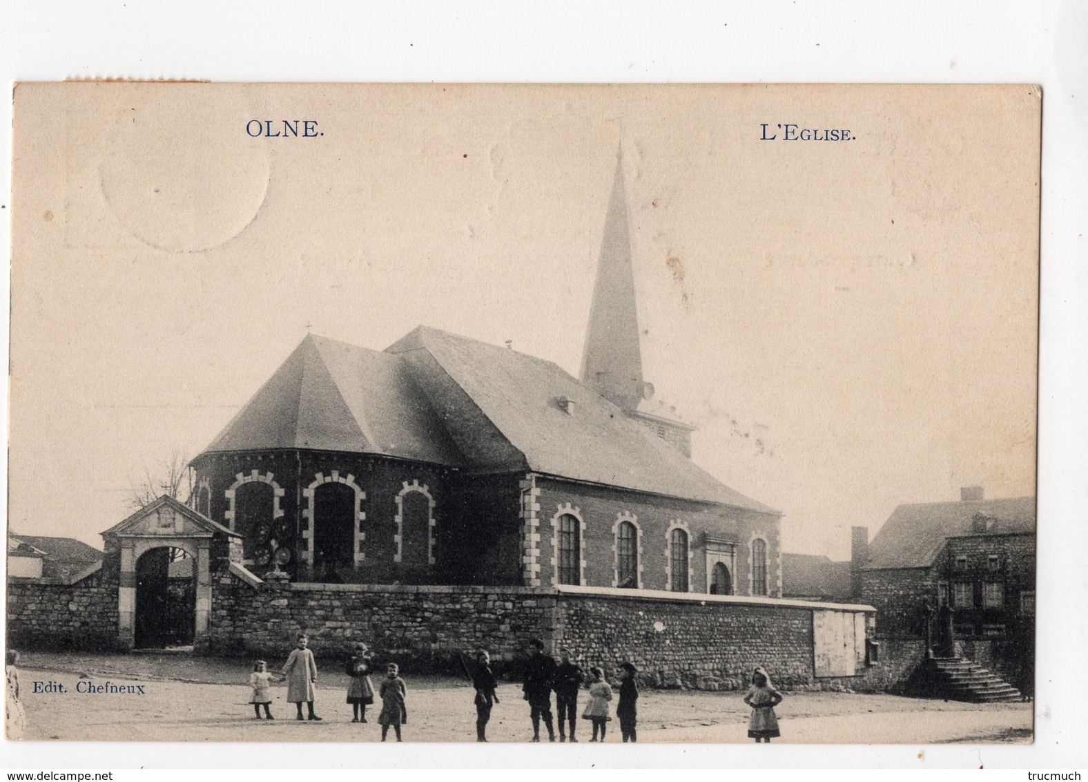 4 - OLNE - L'église - Olne