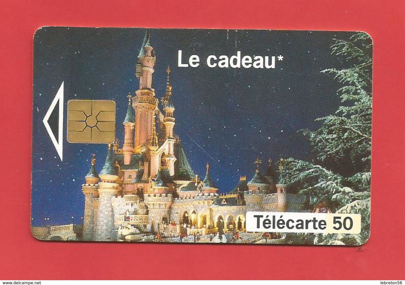 TELECARTE 50 U TIRAGE 6000 000 EX. LE CADEAU  X 2 Scan - Disney