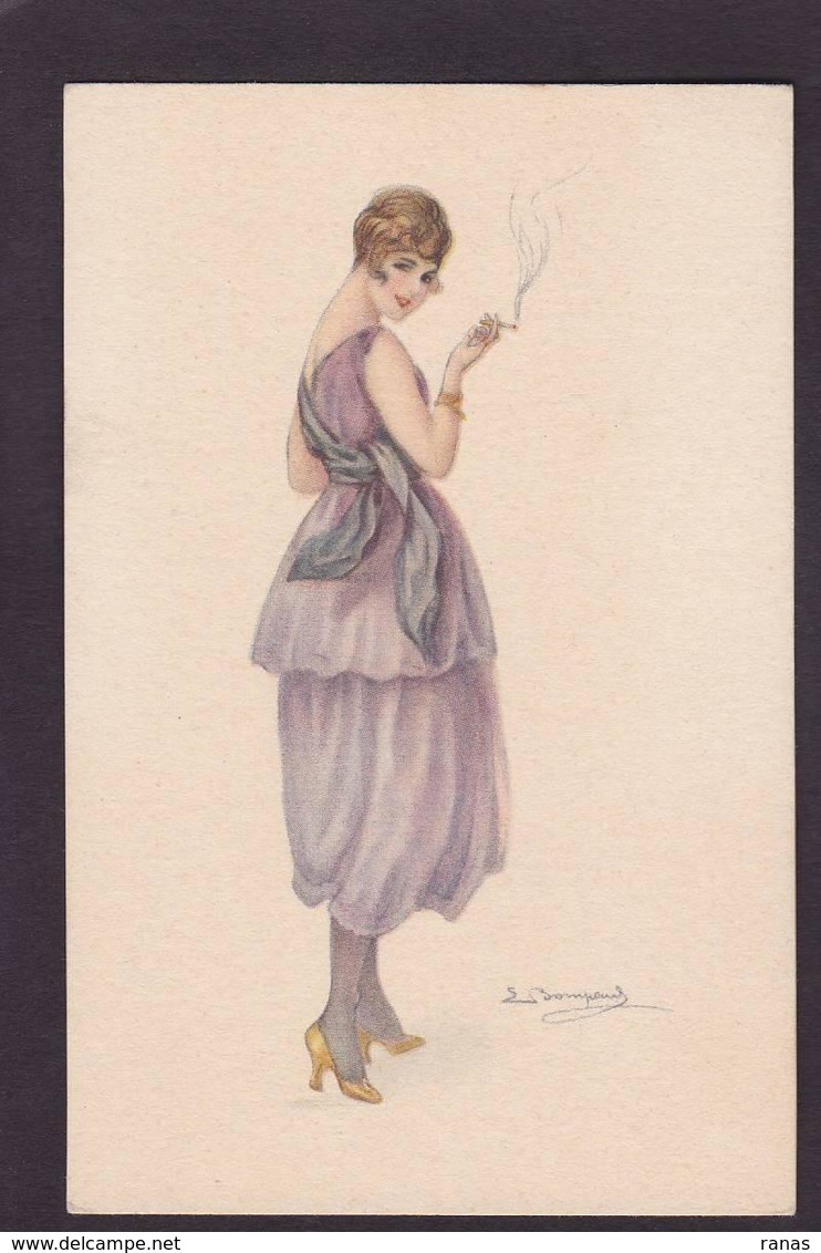 CPA Bompard Illustrateur Italien Italie Femme Girl Women Non Circulé Art Déco - Bompard, S.