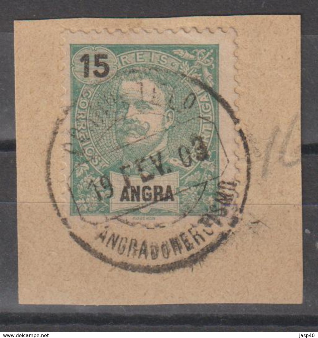 HORTA CE AFINSA 27 - POSTMARKS  SOBRE FRAGMENTO - Horta