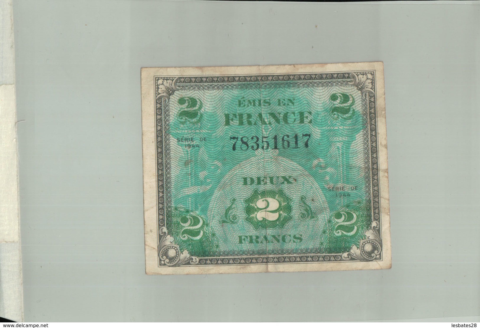 France Trésor 1944 Drapeau  EMIS EN FRANCE  DEUX FRANCS     DEC 2019 Gerar - 1944 Drapeau/France