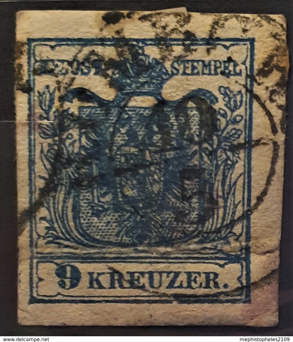 AUSTRIA 1850/54 - Canceled - ANK 5 - 9kr - Usados