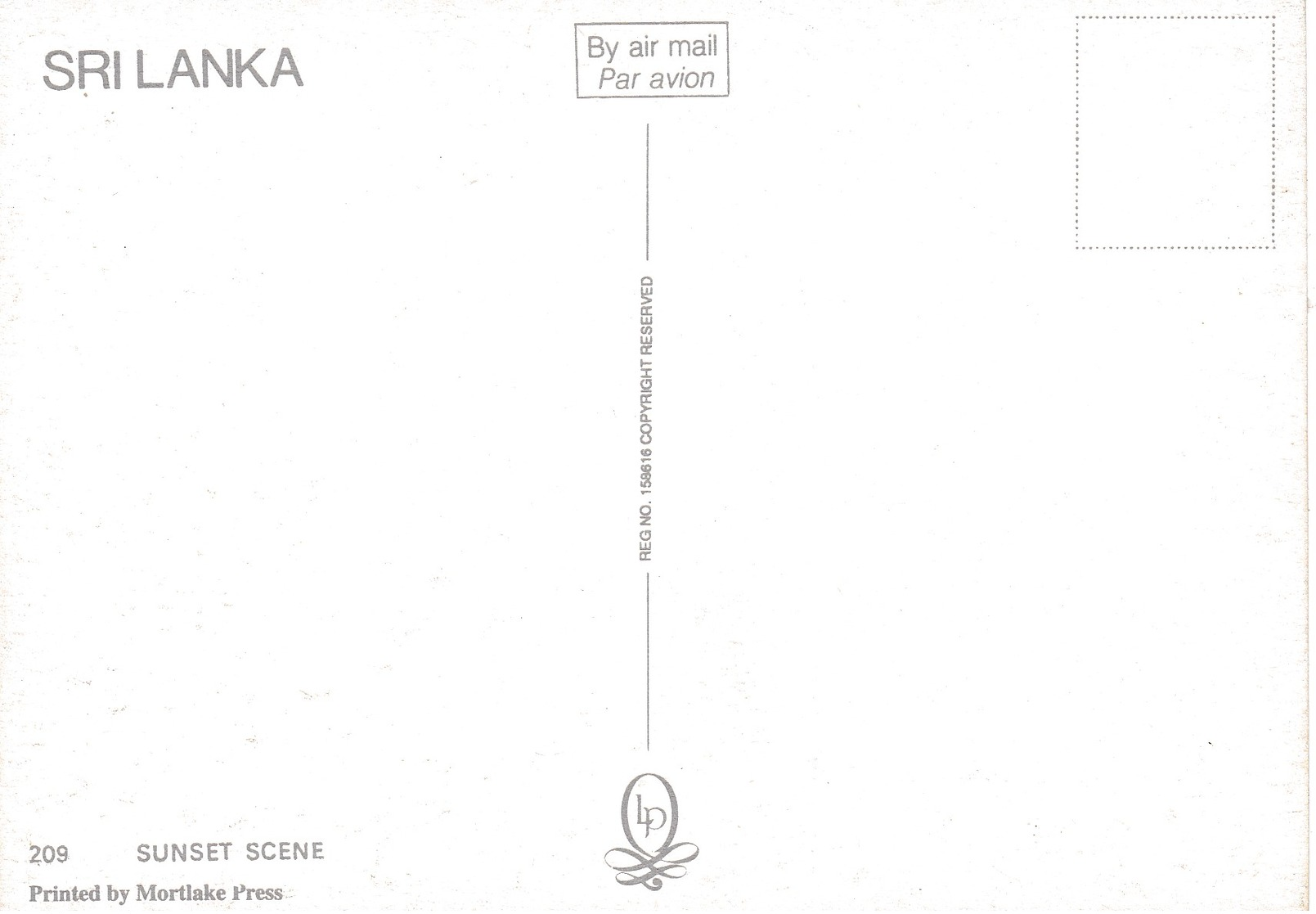 Modern Post Card Of Sri Lanka (Ceylon),Asia,D37. - Sri Lanka (Ceylon)