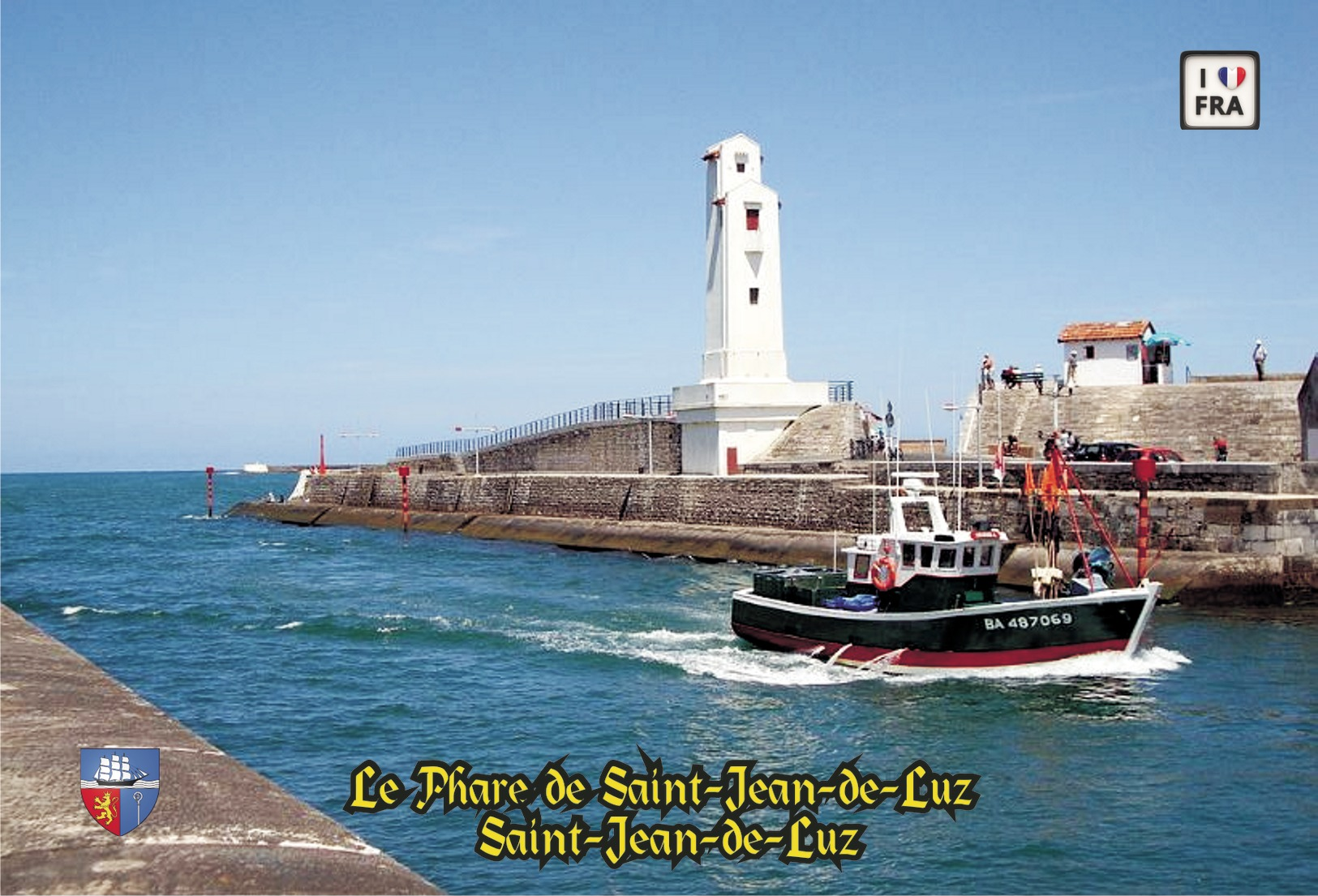 Set 6 Cartes Postales, Phares, Lighthouses Of Europe, France, Saint-Jean-de-Luz, Le Phare De Saint-Jean-de-Luz - Fari