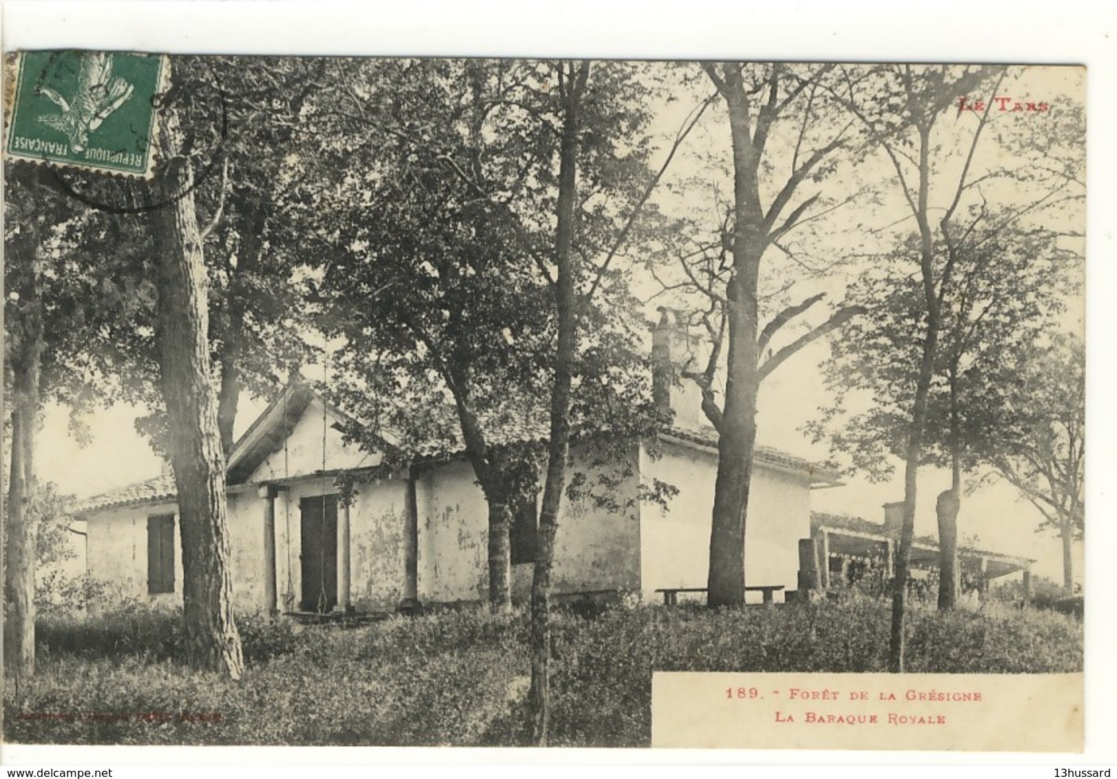 Carte Postale Ancienne Castelnau De Montmirail - Forêt De La Grésigne. La Baraque Royale - Castelnau De Montmirail