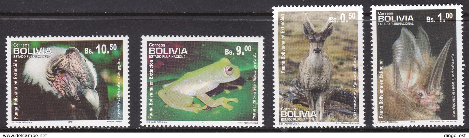 Bolivia, Fauna, Birds, Animals MNH / 2013 - Other & Unclassified