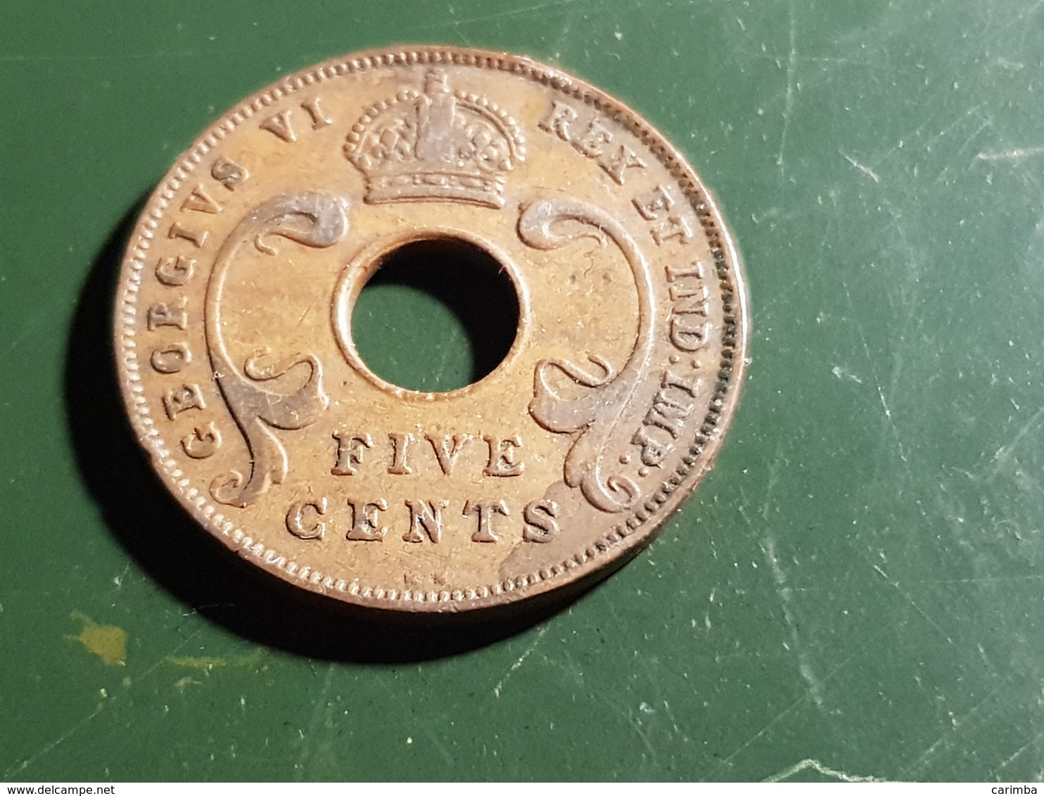 5 CENT 1937 - Colonia Británica