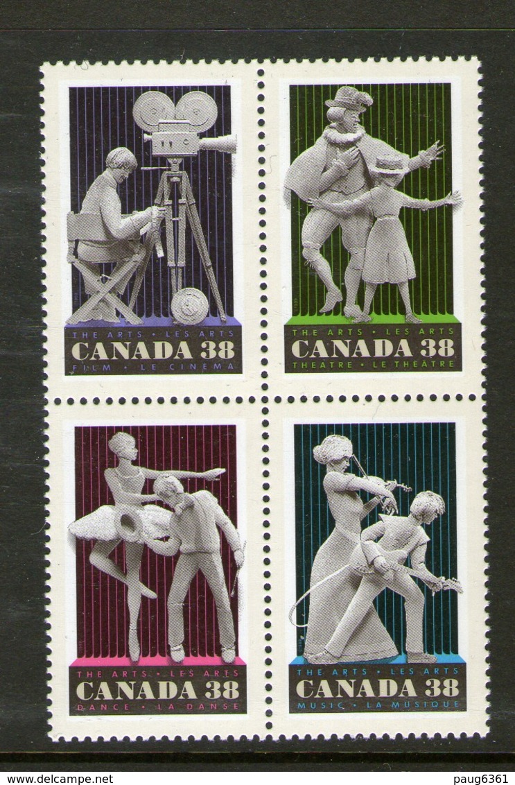 CANADA 1989 ARTS DU SPECTACLE  YVERT N°1111/14 NEUF MNH** - Nuevos