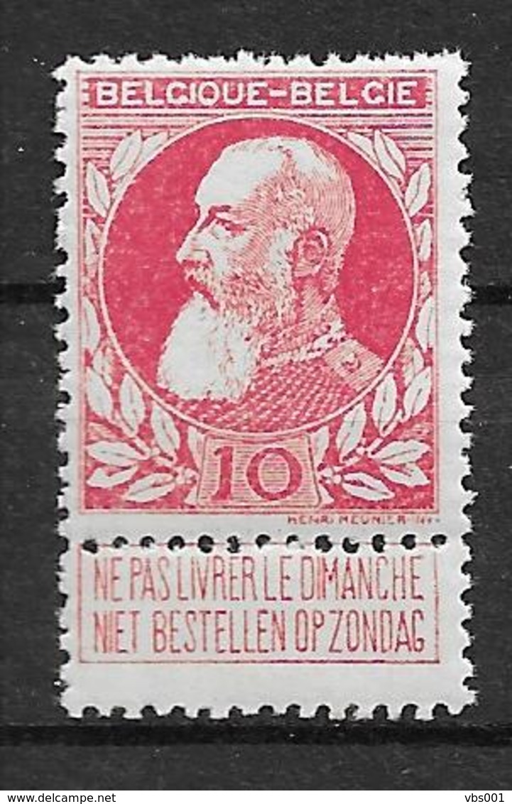 OBP74 Postfris** - 1905 Thick Beard