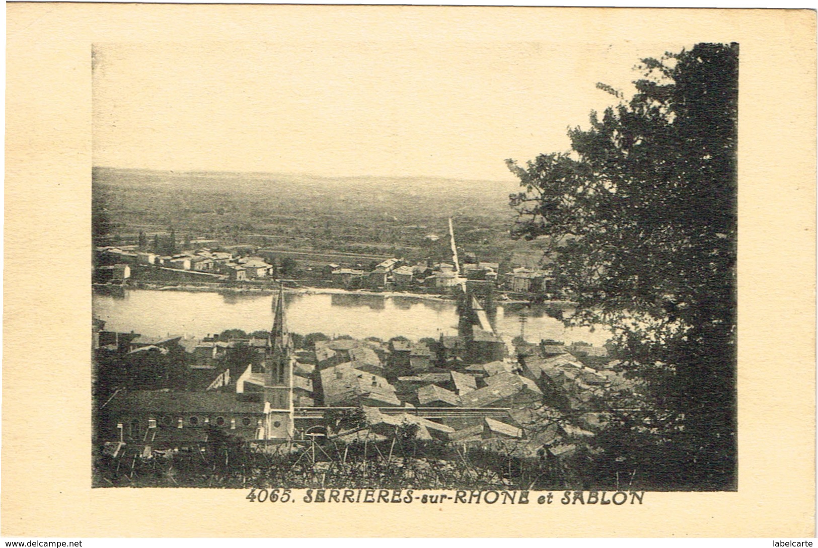 ARDECHE 07.SERRIERES SUR RHONE ET SABLON - Serrières