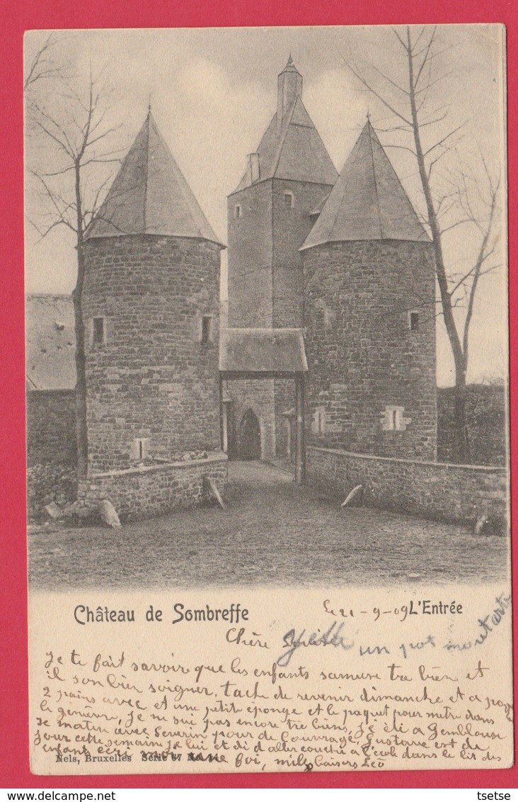 Sombreffe - Le Château - L'Entrée - 1909 ( Voir Verso ) - Sombreffe