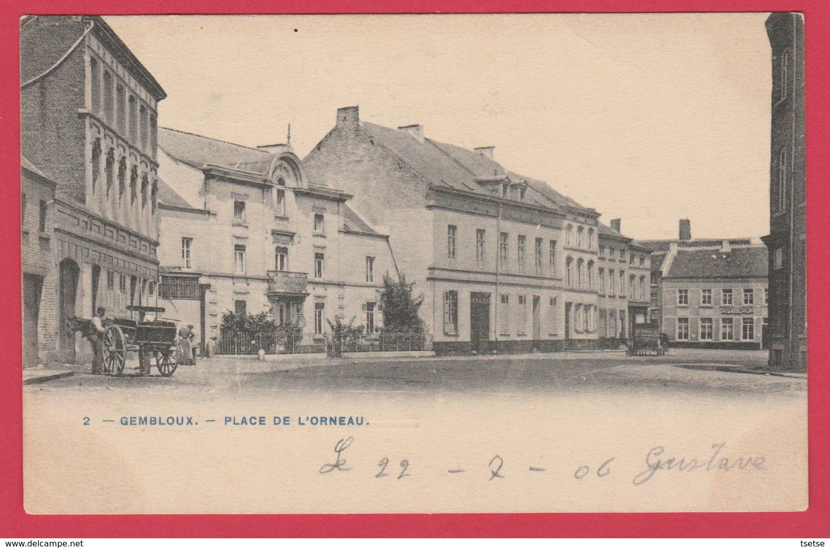 Gembloux - Place De L'Orneau - 1906 ( Voir Verso ) - Gembloux