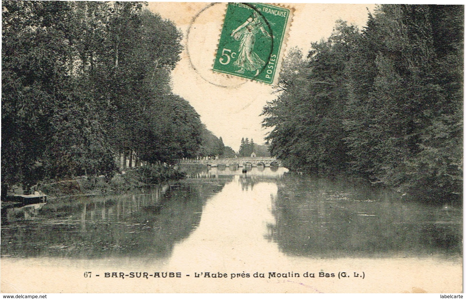 AUBE 10.BAR SUR AUBE L AUBE PRES DU MOULIN DU BAS - Bar-sur-Aube