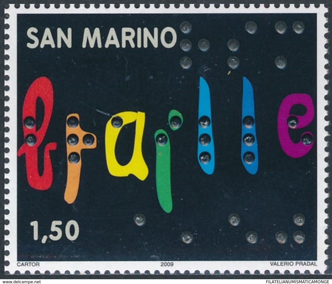 San Marino 2009 Correo 2184 Personalidad, Louis Braille   **/MNH - Unused Stamps