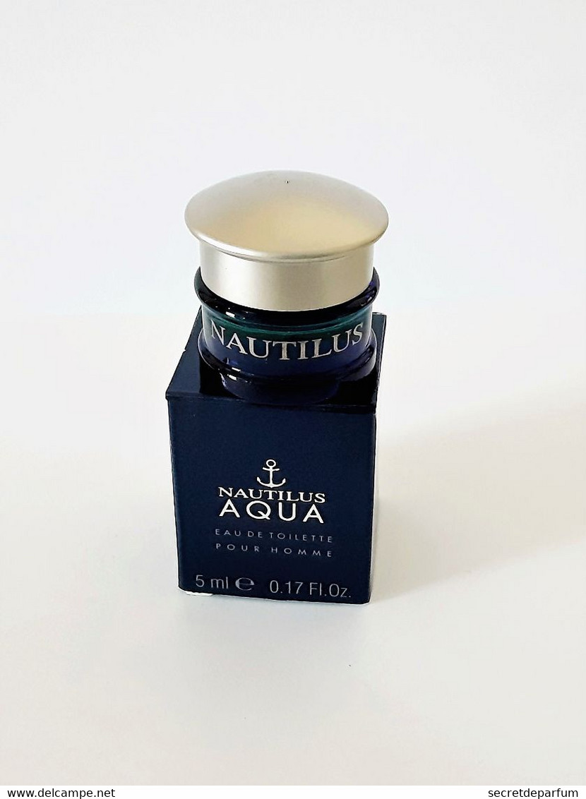 Miniatures De Parfum  NAUTILUS AQUA  EDT  Pour Homme   5  Ml  + Boite - Miniatures Men's Fragrances (without Box)