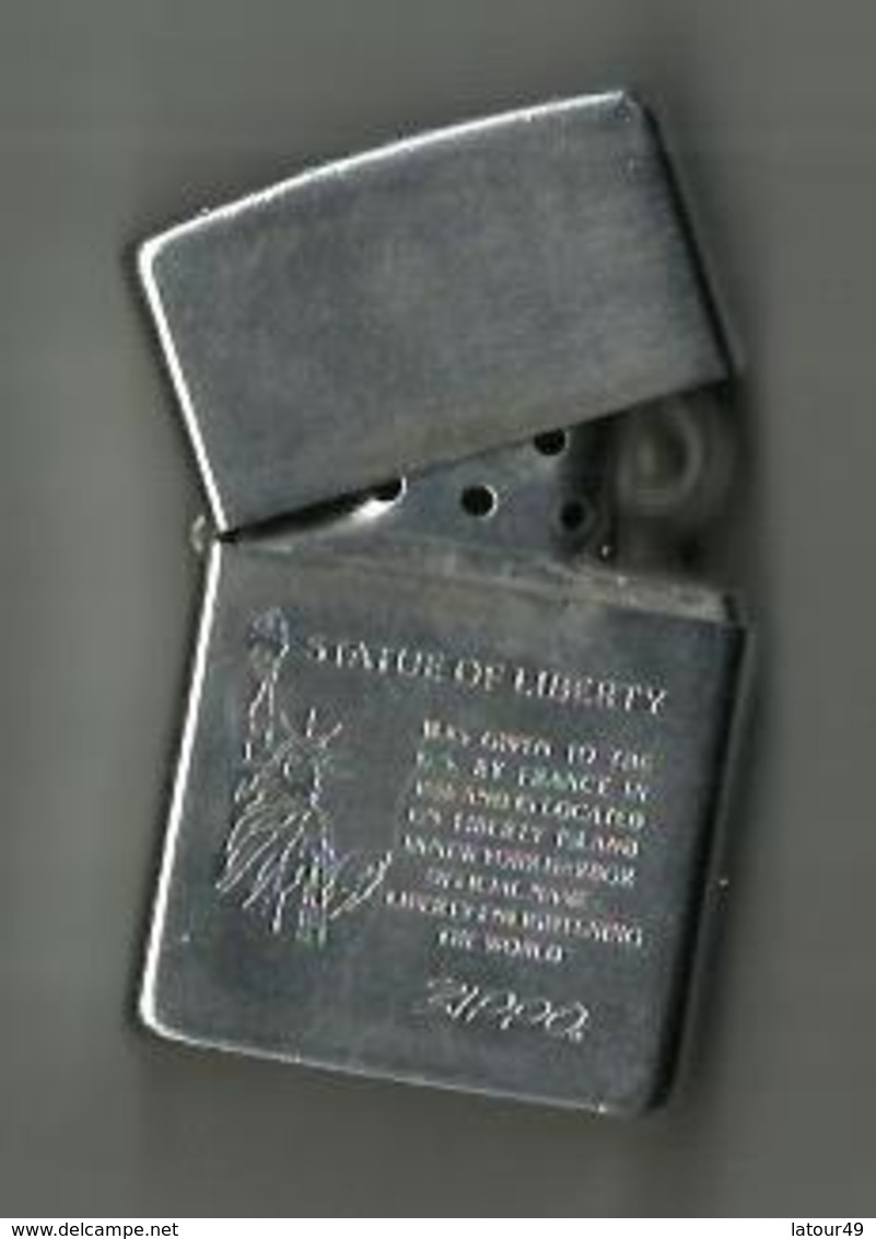 Briquet Zippo  Grave Status Of  Liberty - Zippo