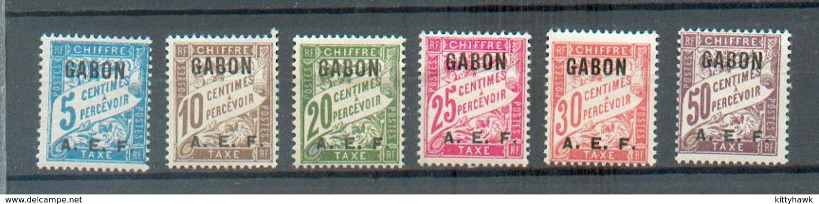 GAB 337 - YT Taxe 1 à 5 - 7 * - Timbres-taxe