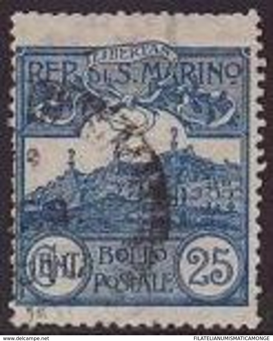 San Marino 1903 Correo 45 Filigrana  * - Other & Unclassified