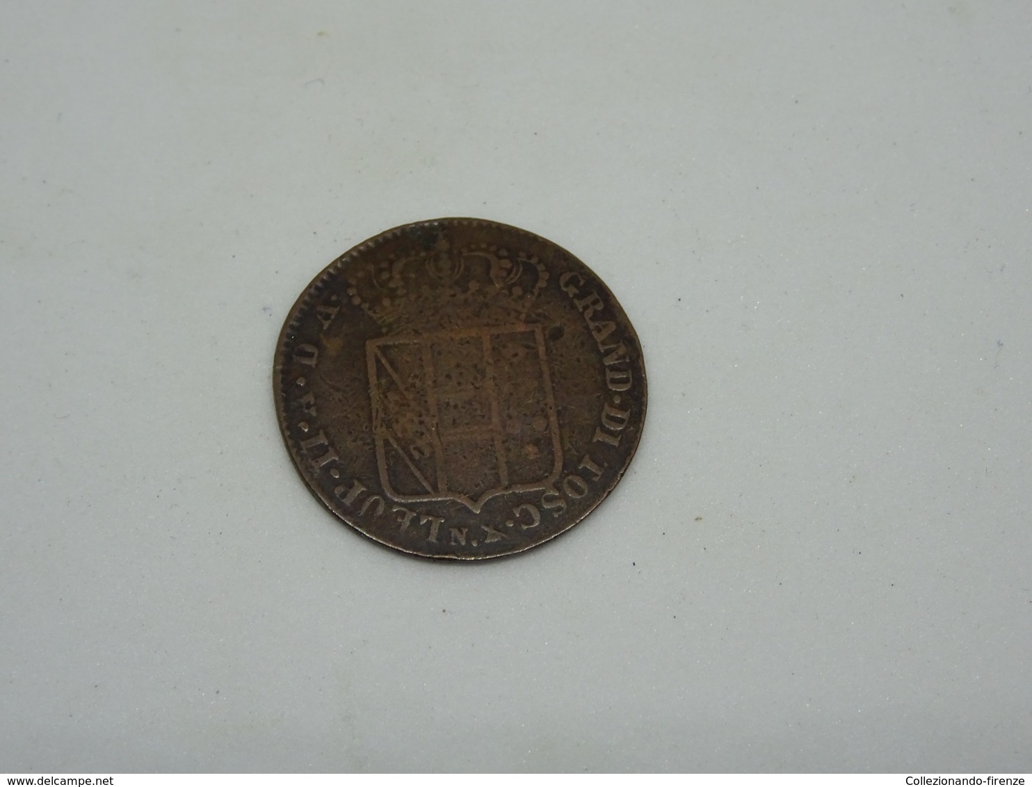 Moneta Coins Italia Gran Ducato Di Toscana Leopoldo II 5 Quattrini 1830* Autentica MB - Toscana