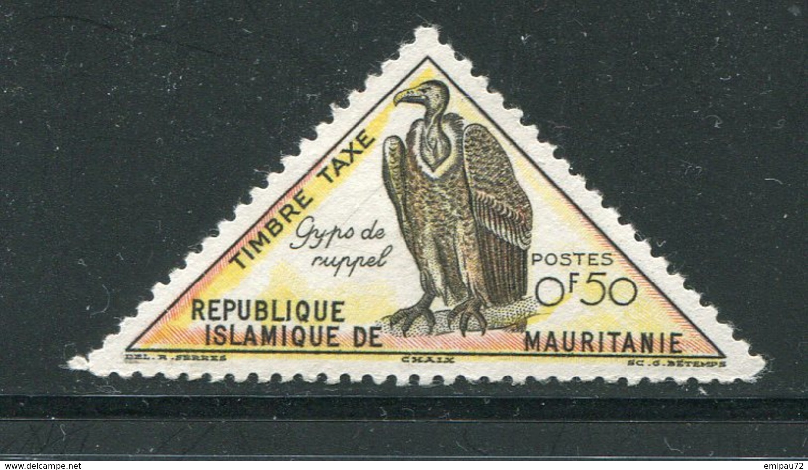 MAURITANIE- Taxe Y&T N°34- Neuf Avec Charnière * (rapace) - Mauritanie (1960-...)