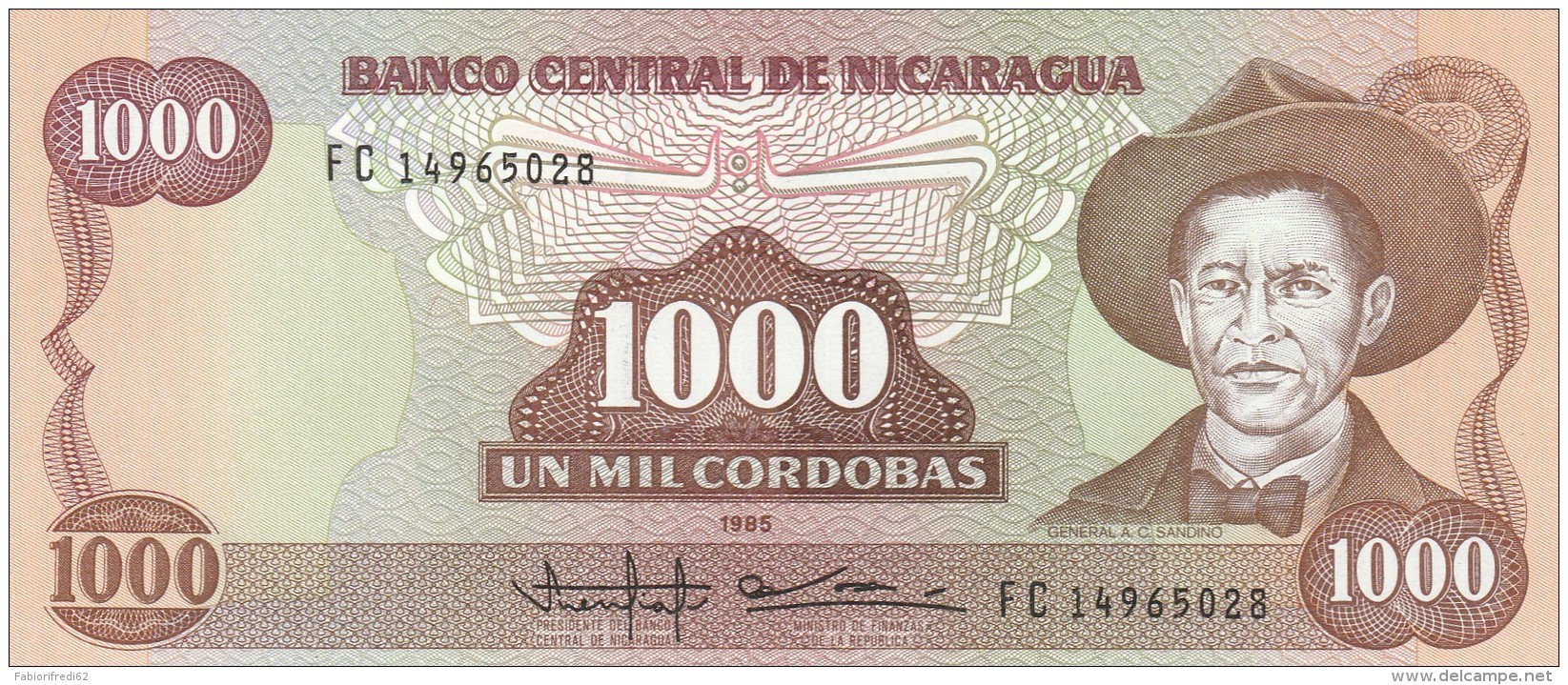 NICARAGUA 1000 CORDOBAS -UNC - Nicaragua