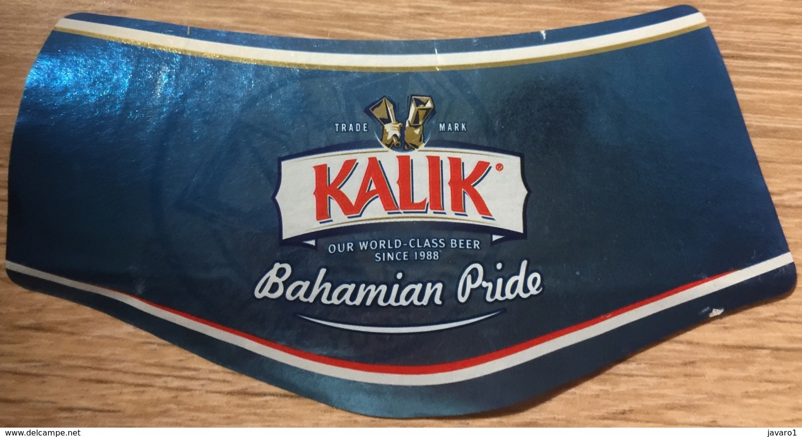 BAHAMAS : KALIK Beer Standard  Label 2019  , With Bottle Top Label And Bottle Back Label - Bière