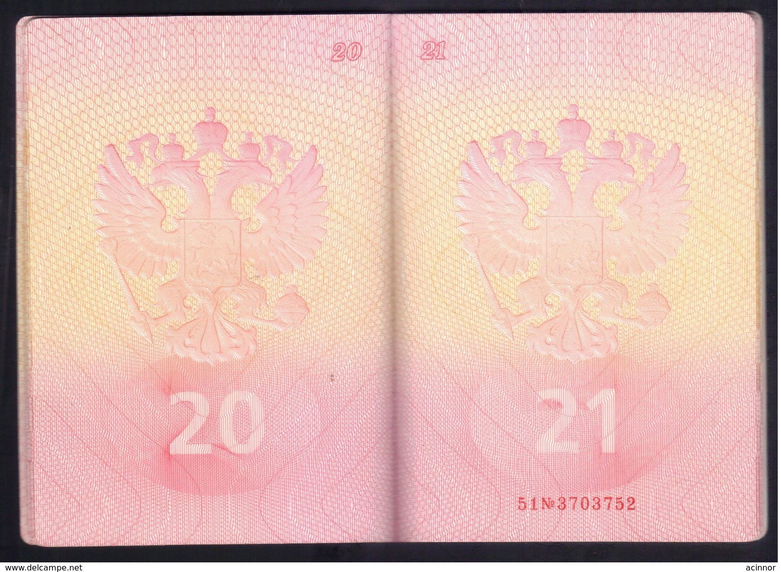 RUSSIAN FEDERATION - PASSPORT, REISEPASS,PASAPORTE, PASSEPORT Issued By Embassy Of Russia In Israel.Expired - Documenti Storici