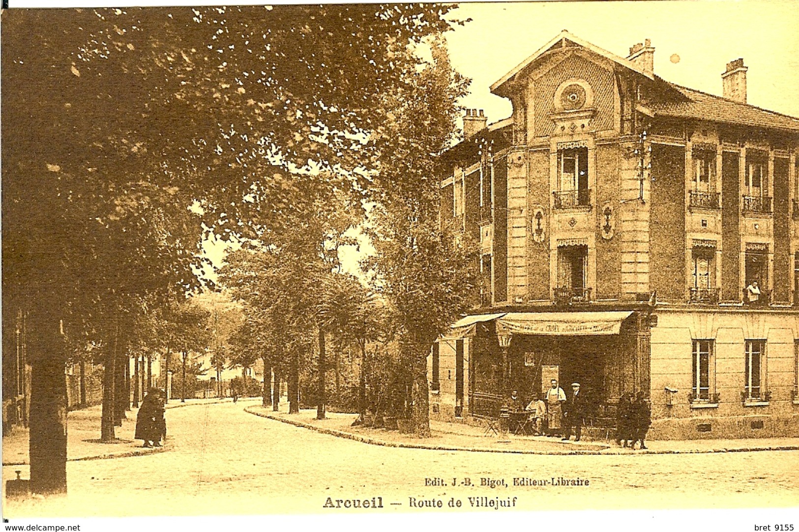 94 ARCUEIL ROUTE DE VILLEJUIF CAFE AU BON COIN BIERE DE LA CROIX D ARCUEIL ANIMATION - Arcueil